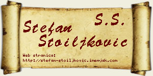 Stefan Stoiljković vizit kartica